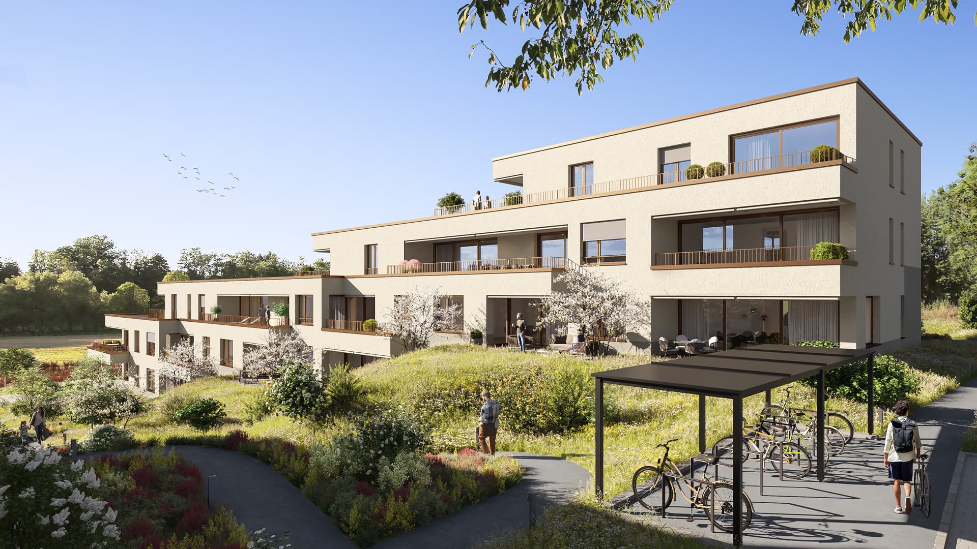 Attraktive 3½-Zimmer-Wohnung mit grosser Terrasse