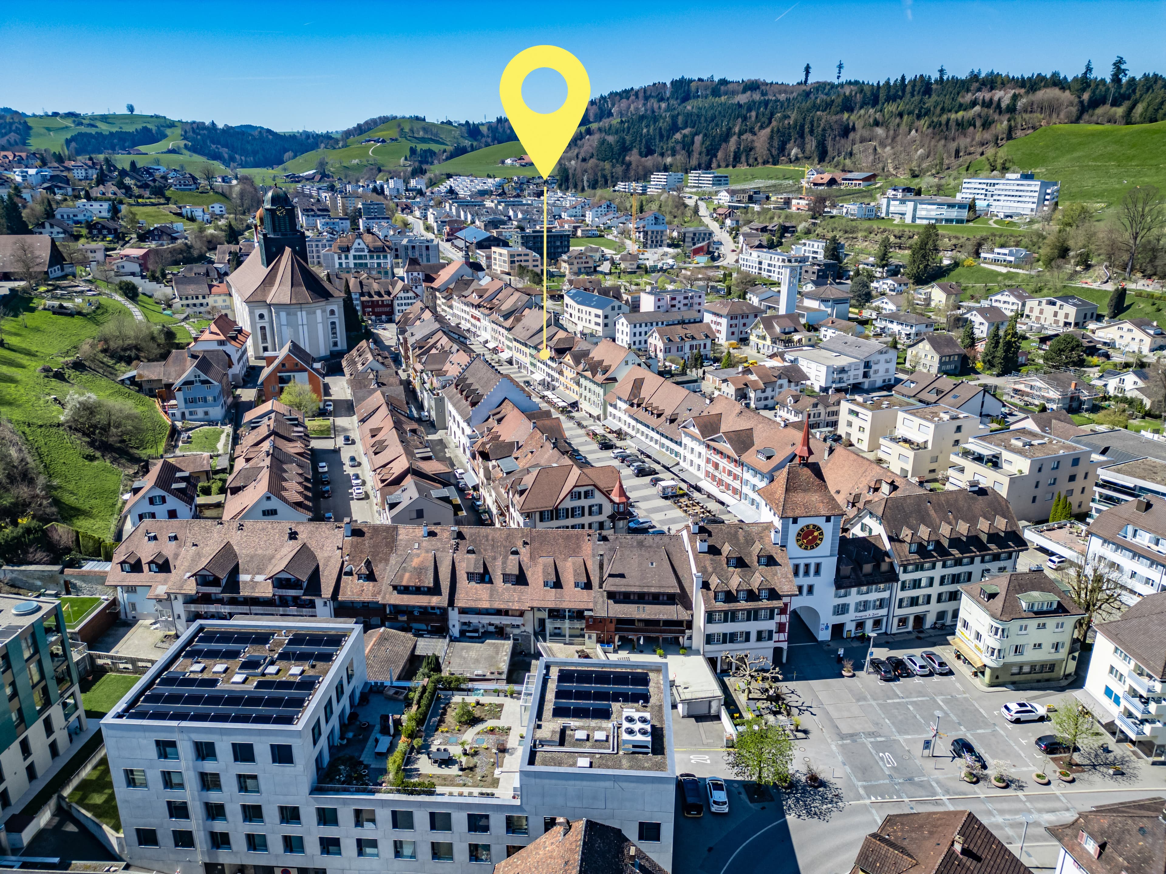 Arbeiten mitten in der Willisauer Altstadt